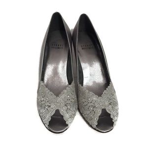 Stuart Weitzman Handmade Chantilly Lace Shoes NEW
